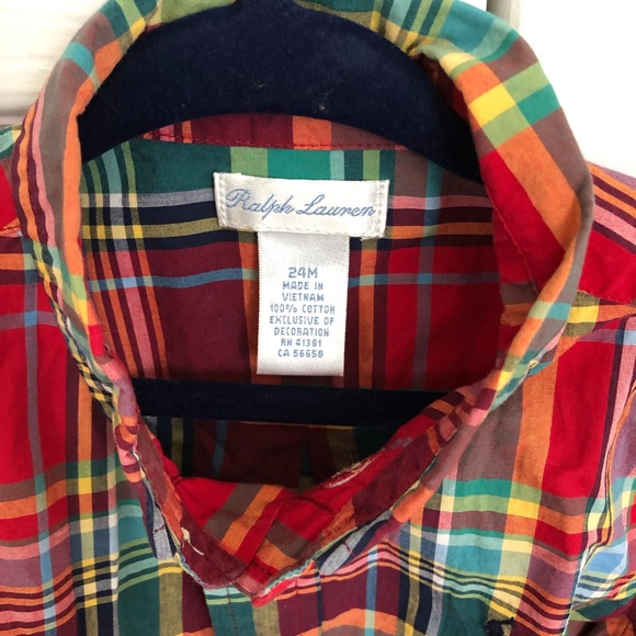 Ralph Lauren boys 24month button down - Picture 3 of 3